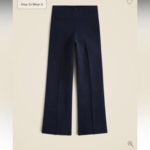 J Crew Delaney Kickout Navy Blue Sweater Pants Sz Xl NWT